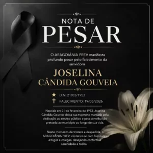 nota de pesar joselina candida gouveia